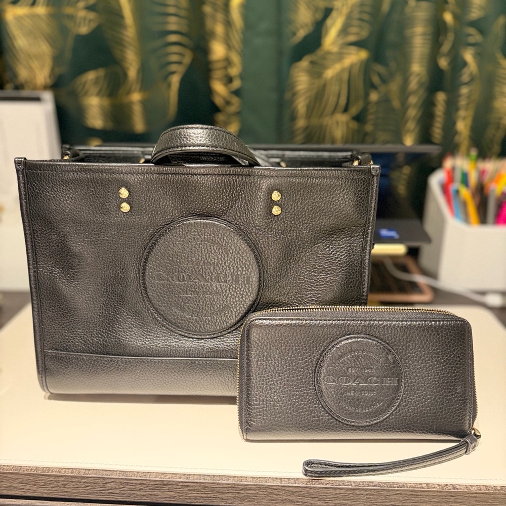 Coach Dempsey Carryall Bag & Dempsey Large Phone Wallet